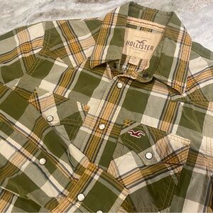 Vintage Y2K Hollister Western Pearl Snap Shirt Men's S Green Plaid
Cowboy Rodeo